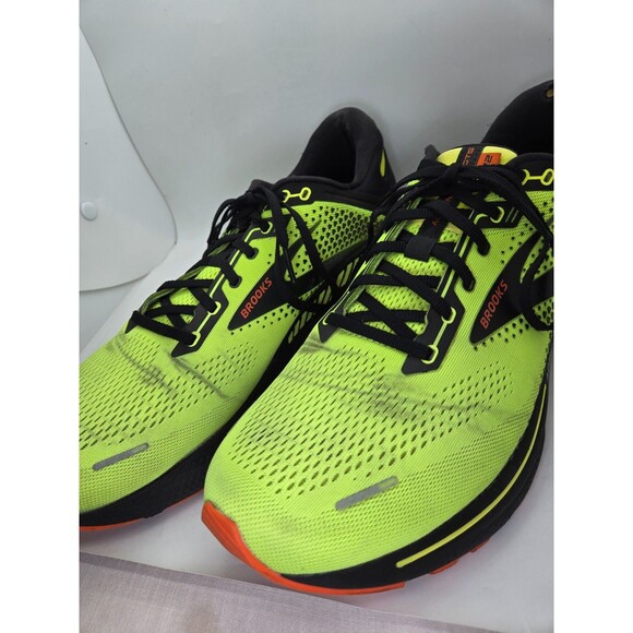 Brooks Adrenaline GTS 22 Shoes Mens 14 D Green Running Athletic Workout Sneakers - Picture 5 of 10